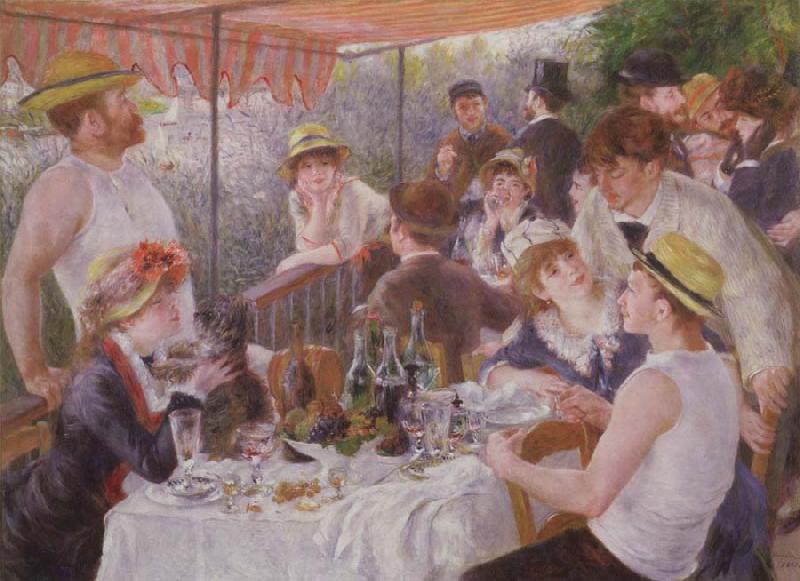 Pierre-Auguste Renoir Lucheon of the Boating Party oil painting image